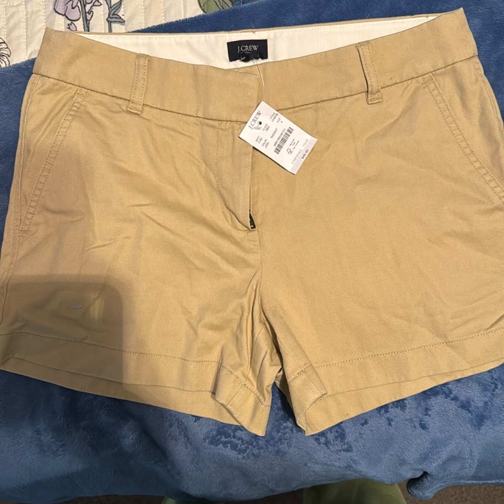 NWT khaki shorts - JCrew Size 4